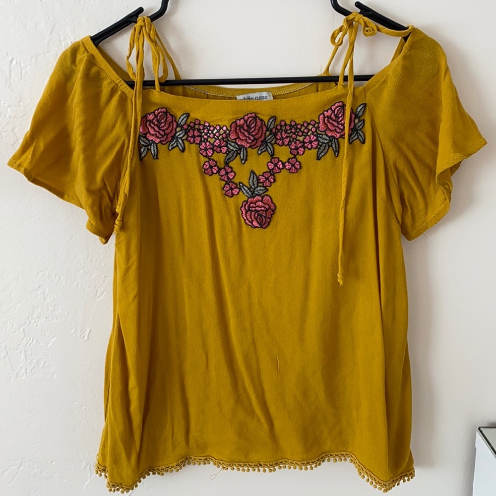 off the shoulder blouse
